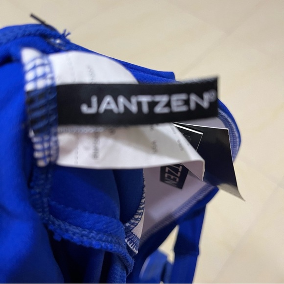 New Jantsen women Blue swimwear size 16 - Picture 5 of 7